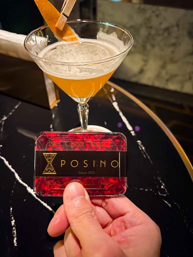Posino Taipei。信義區酒吧推薦！賭場主題酒吧～