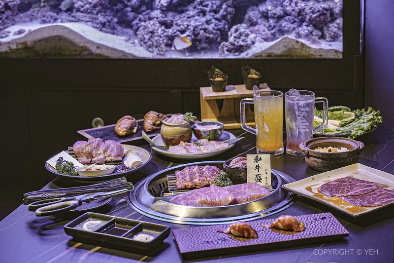 山上走走 日式無菜單燒肉專門店｜宛如置身海底隧道享用燒肉料理