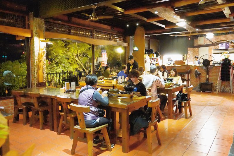 嘉義泡腳景點》清豐濤月景觀餐廳，神隱少女足湯